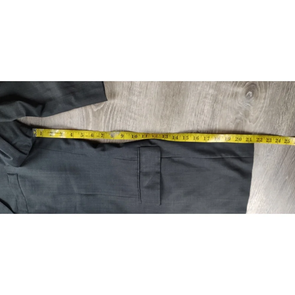 Oscar De La Renta Profile 42L W34 Wool Men's Three Button Suit‎ Jacket Gray